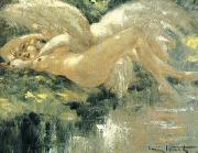 Louis Lcart Leda and the Swan oil painting